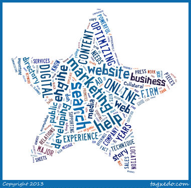 Content development and content marketing, SEO, SEM, email marketing, public relations, feature article writing, marketing collateral developmen